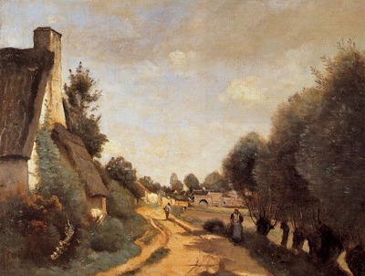 Corot A Road near Arras