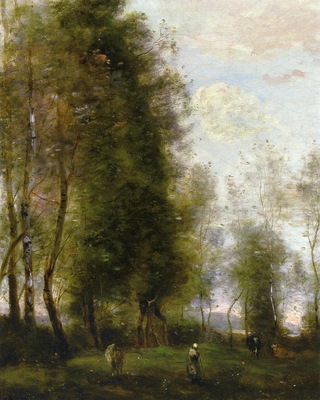 Corot A Shady Resting Place aka Le Dormoir