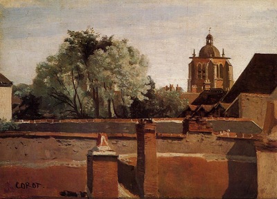 Corot Bell Tower of the Church of Saint Paterne at Orleans