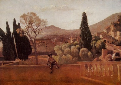 Corot Gardens of the Villa d Este at Tivoli