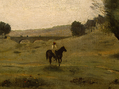 Corot View near Epernon, 1850 1860, Detalj 3, NG Washington