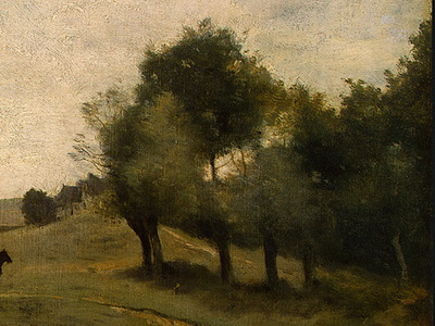 Corot View near Epernon, 1850 1860, Detalj 4, NG Washington