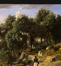 Corot A View near Volterra, 1838, Detalj 1, NG Washington