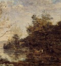 Corot Cowherd by the Water