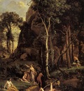 Corot Diana Surprised at Her Bath