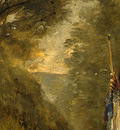 Corot Madame Stumpf and Her Daughter, 1872, Detalj 2, NG Was
