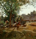 Corot Peasants Under the Trees at Dawn, Morvan c 1840 45 NG