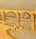 Corot River Scene with Bridge, 1834, Detalj 2, NG Washington