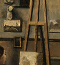Corot The Artists Studio, c  1855 1860, Detalj 2, NG Washin