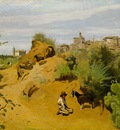 Corot The goat herd of Genzano, 1843, The Phillips Collectio