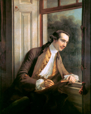 Cotes Francis Portrait of Paul Sandby Sun