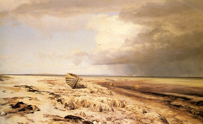 Cour Janus La Deserted Boat On A Beach