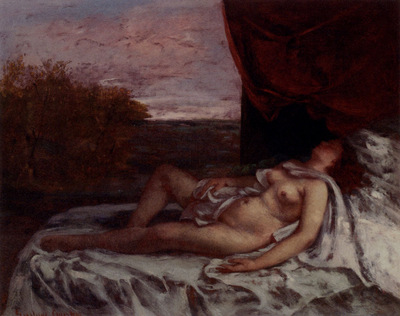 Courbet Gustave Femme Nue Endormie