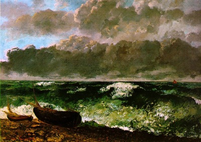 Courbet The stormy sea 1869 117x160 5 Musee dOrsay, Paris