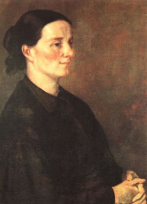 Courbet Zelie Courbet, 1846, oil on canvas, Museum of Art, S