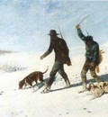 COURBETbracconieri sulla neve