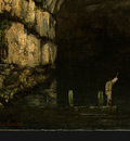 Courbet La Grotte de la Loue, 1864, Detalj 1, NG Washington