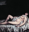 Courbet Reclining nude