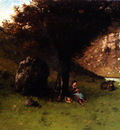 Gustave Courbet La Petite Bergere The Young Shepherdess