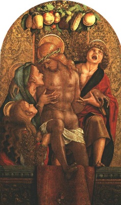 CRIVELLI LAMENTATION OVER THE DEAD CHRIST, MUSEUM OF FINE AR