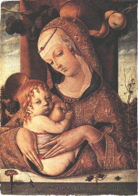 CRIVELLI VIRGIN AND CHILD, V AND A  MUSEUM