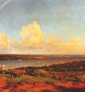 cropsey the narrows from staten island 1866