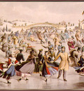 Currier Ives CentralPark Winter TheSkatingPond sj