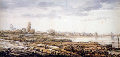Cuyp Albert View on Dordrecht Sun