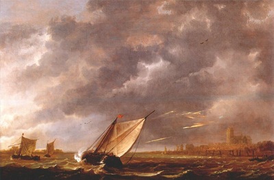 cuyp the maas at dordrecht in a storm c1648