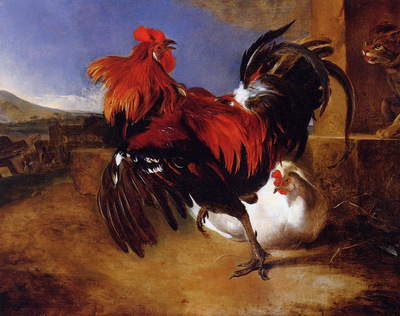 DHondecoeter Melchior Poultry yard Sun