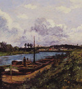 View of the River Oise Auvers Sur Oise