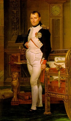 David,J  L  Napoleon in His Study, 1812, NG Washington