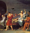 David,J  L  The Death of Socrates, 1787, Metropolitan NY