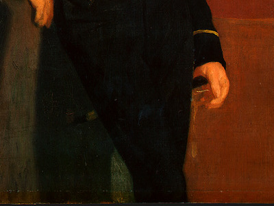 degas achille de gas in the uniform of a cadet, detalj 4,