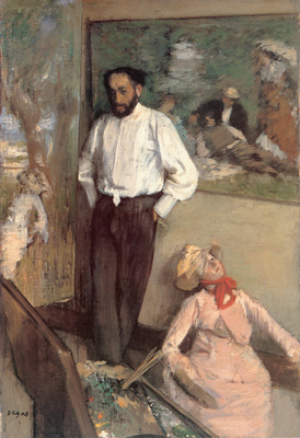 Degas Portrait of the Painter Henri Michel Levy