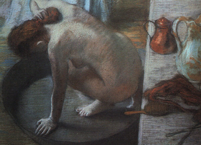 Degas The Tub, 1886, pastel on cardboard, Musee dOrsay, Par