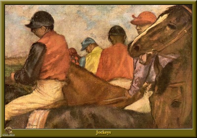 po degas 18 jockeys 1881