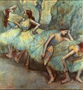 degas ballet dancers in the wings, 1890