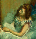 Degas Before the Ballet, 1890 1892, detalj 4, NG Washington
