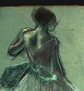 Degas Dancer Seen from Behind and 3 Studies of Feet c1878 de