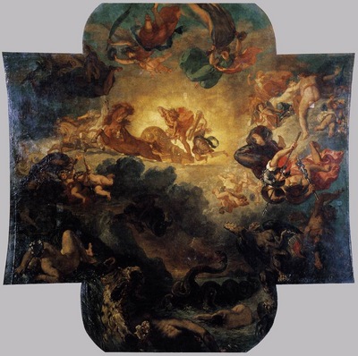 DELACROIX Eugene Apollo Vanquishing the Python