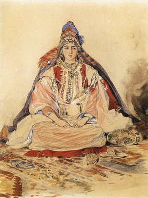 DELACROIX Eugene Jewish Bride