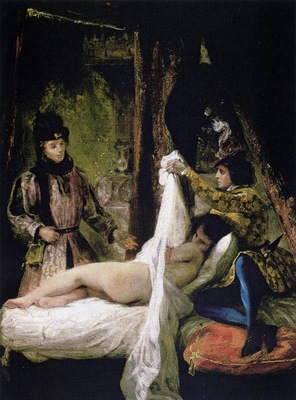 DELACROIX Eugene Louis d Orleans Showing His Mistress
