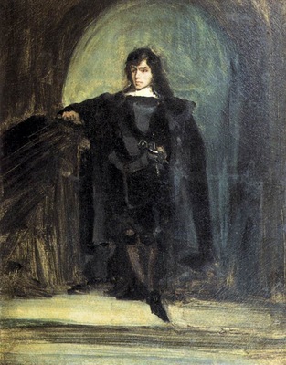 DELACROIX Eugene Self Portrait as Ravenswood
