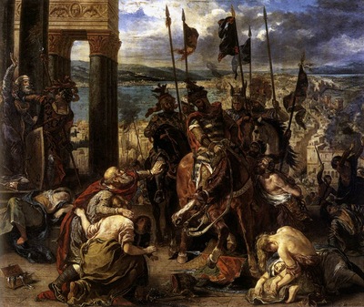 DELACROIX Eugene The Entry of the Crusaders into Constantinople