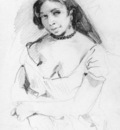 DELACROIX Eugene Aspasia sketch