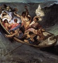 DELACROIX Eugene Christ on the Lake of Gennezaret sketch