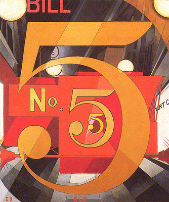bs ahp Charles Demuth I Saw The Figure5 In Gold