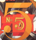 bs ahp Charles Demuth I Saw The Figure5 In Gold