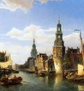 Dommerhuijzen C Montelbaanstoren in Amsterdam Sun